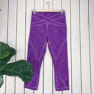 lululemon athletica | Purple Shaping Crop w Mesh
